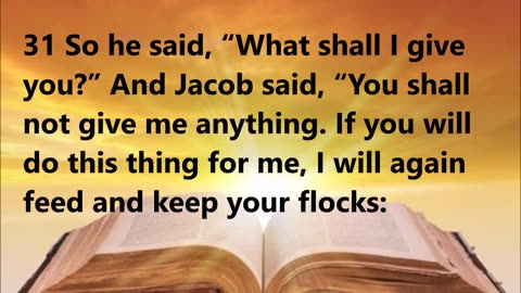 Jacob negotiates a deal with Laban