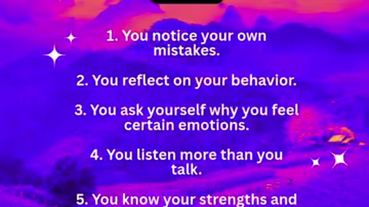 7 signs you are becoming self aware