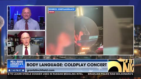 BODY LANGUAGE FROM THE COLDPLAY CONCERT VIRAL VIDEO