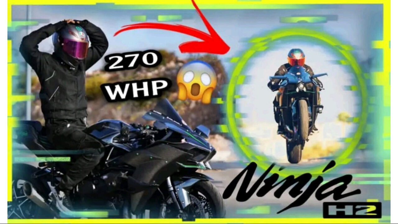 Kawasaki Ninja h2 stage 3 +300whp vs gsxr l7 stage 2🔥🇲🇦h2.... +350km/h . . . . .