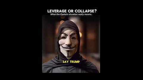 Leverage or Collapse? What the Epstein Situation Really Means ~ By Anonymous