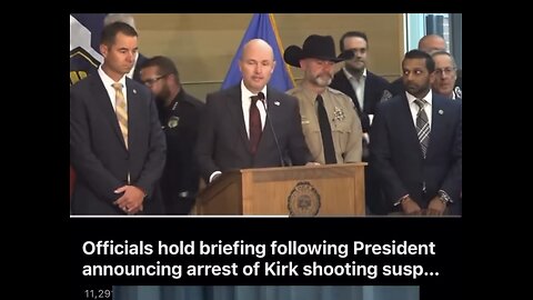 ASL interpreted - Utah police finally got Tyler Robinson