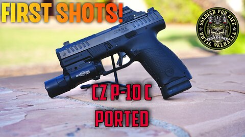 CZ P 10 C Ported - First Shots