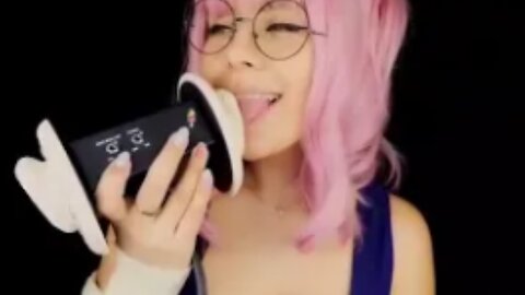 Asmr - HoneyGirl - Ear Lick And Mouth Sounds - Ahegao