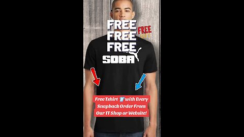 🧢-Every Snapback Order Receives A Free Tshirt in June! #Streetwear #SoberBrand