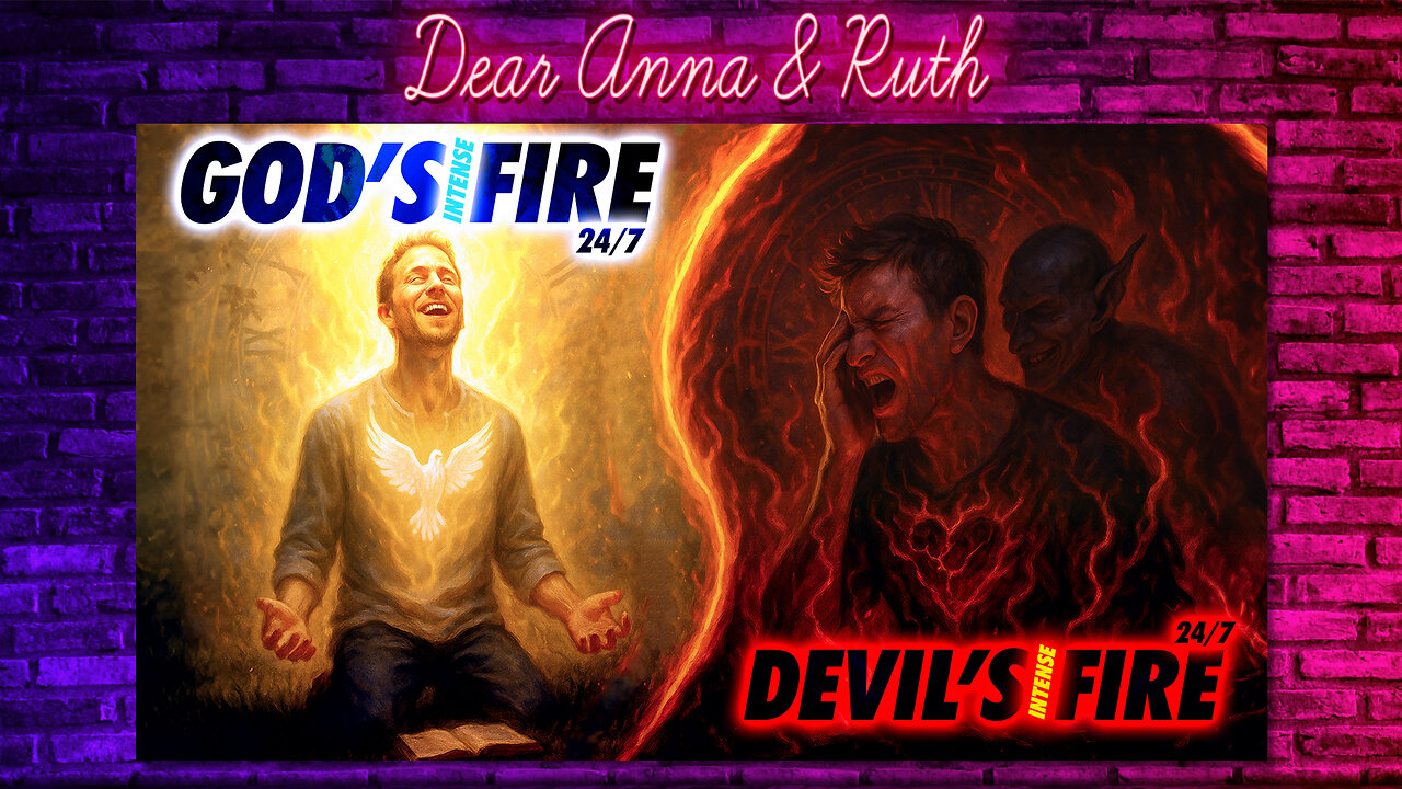 Dear Anna & Ruth: God’s INTENSE Fire vs. the Devil’s intense Fire 24/7