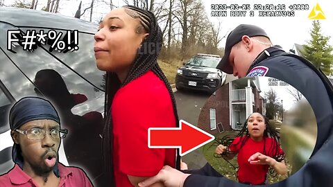 Karen Punches Cop and Slobbers Her Way to Prison Abusive Girlfriend