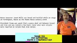 Maine Governor Janet Mills booed at Maine Moose Lottery event, Israel-Iran Peace treaty ruined
