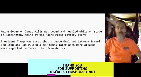 Maine Governor Janet Mills booed at Maine Moose Lottery event, Israel-Iran Peace treaty ruined