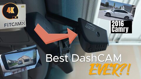 Unboxing/Review: Experience the OEM Factory-Look with FITCAMX Dash Cam! 2016 Toy Camry #fitcamx