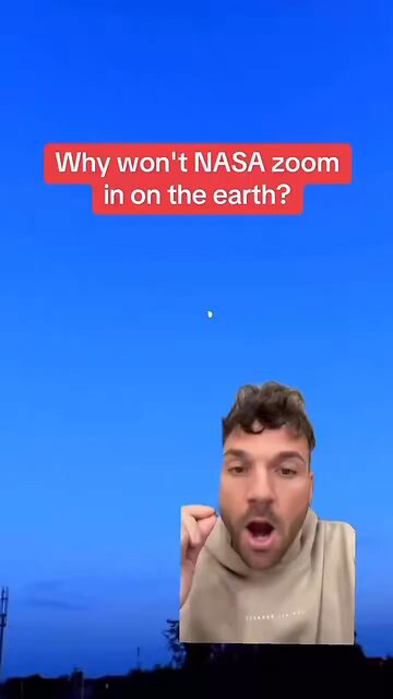 So, why won't NASA zoom in on the earth the way powerful telescopes can zoom in the moon?