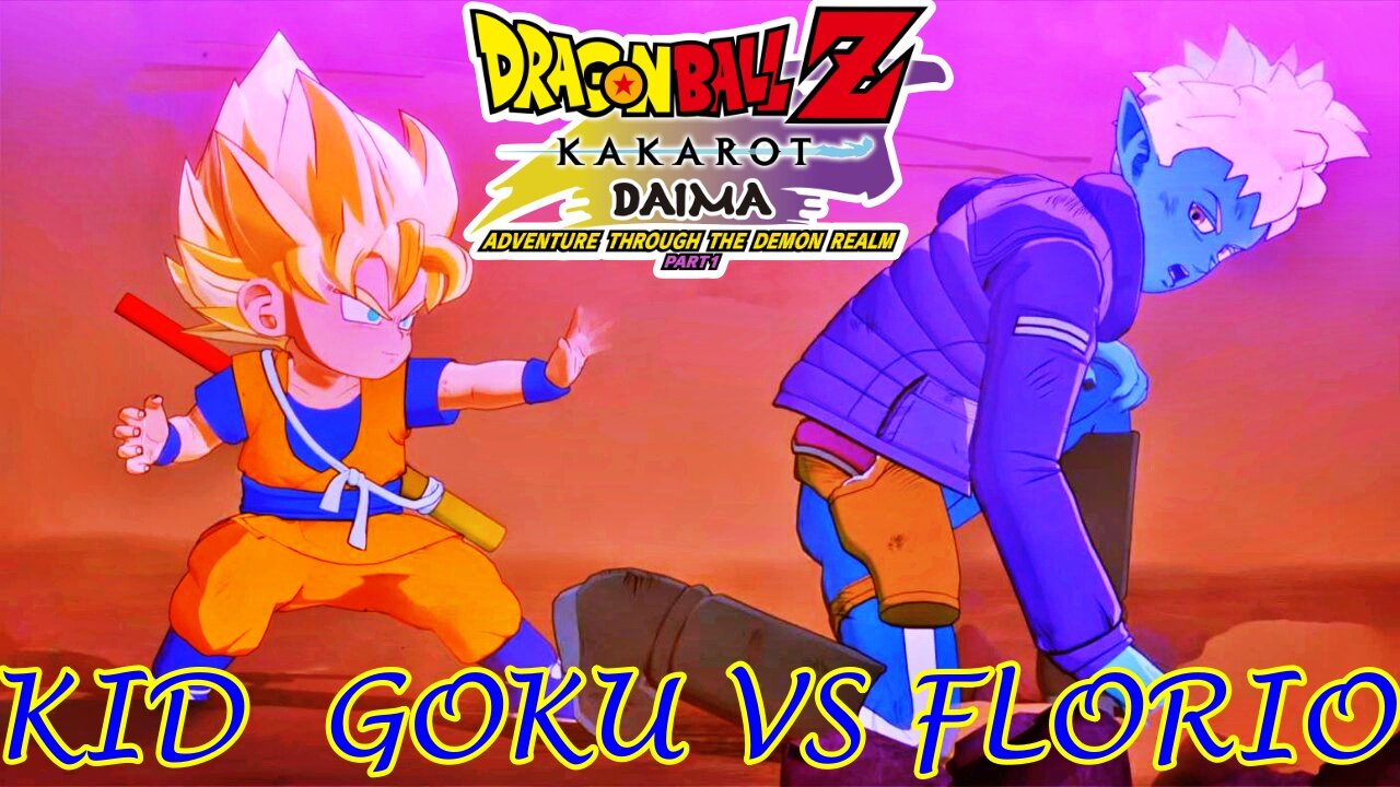 Dragon Ball Z kakarot Daima DLC Kid Goku Vs Glorio FULLFIGHTNO COMMENTARY