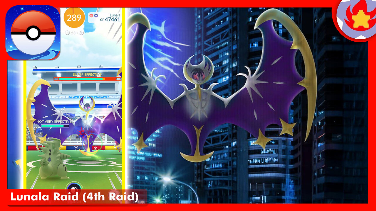 Lunala Raid (4th Raid) | Pokemon GO