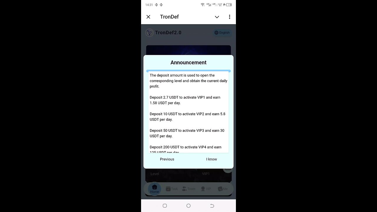 New Latest legitimate staking platform launched today/ TRONDEF staking platform