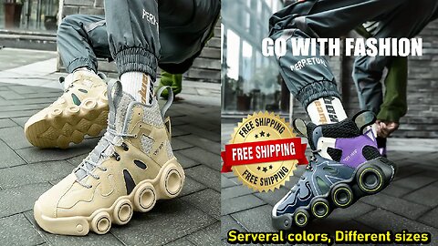 Review about this Men's High-Top streetwear Shoes for all seasons.
