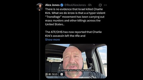 Alex Jones ~ Definitely not isreal dont look at Isreal not Isreal nope