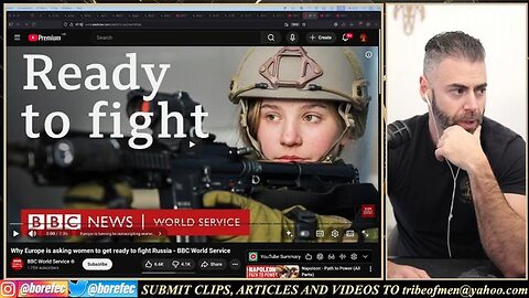 Europe Is Asking Women To Get Ready To FIGHT Russia Because Men Refuse To Die For Elites