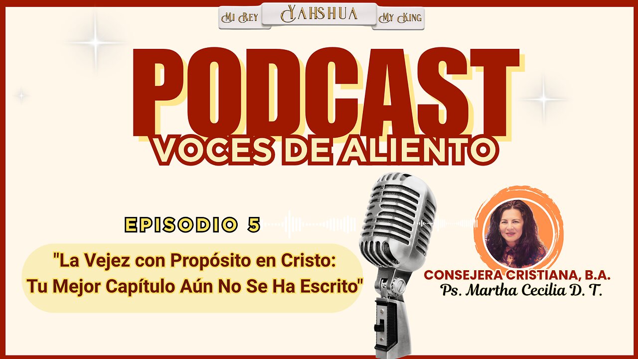 "La Vejez con Propósito en Cristo: Tu Mejor Capítulo Aún No Se Ha Escrito"