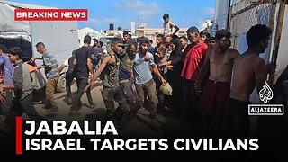 Israel targets buildings ‘packed with civilians’ in Jabalia : AJE correspondent