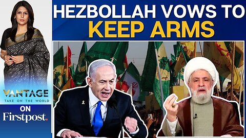 Hezbollah Chief Rejects Lebanon’s Disarmament Plan, Says It Serves Israel |Vantage with Palki Sharma