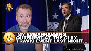 😬 My embarrassing outburst at the Clay Travis event last night...