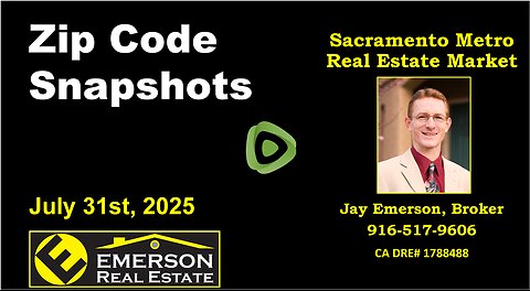 Sac Metro Real Estate - Zip Code Snapshots