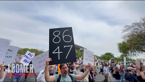 THREATS: Soros-backed NGOs have pushed the 86-47 slogans as a call to arms. Democrats know this.