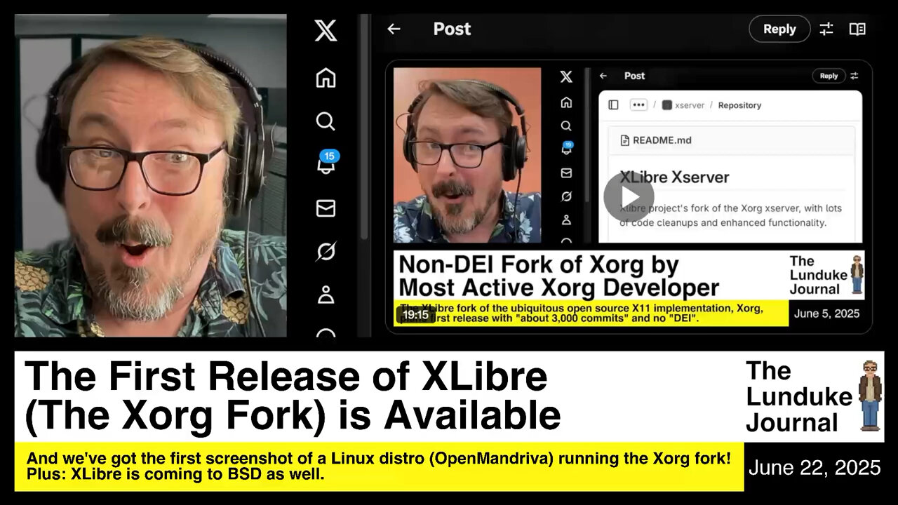 The First Release of XLibre (The Xorg Fork) is Available