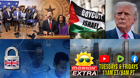 Texas Dem Arrest Warrants | Trump Halts Aid for BDS States | UK Internet Lockdown | Mornin' EXTRA
