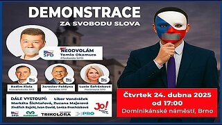 Za svobodu slova - Tomio Okamura, Radim Fiala, J. Foldyna, L. Šafránková, Vondráček, Šichtařová aj.