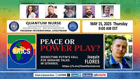 Featured Guest: Joaquin Flores - “Peace or Power Play? Dissecting Putin’s Call for Ukraine Talks in Istanbul”