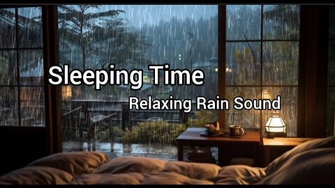 10 Minute Rain Sound for Sleep White Noise Relaxation for Insomnia