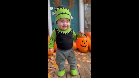 Halloween, baby, puppy’s , fun