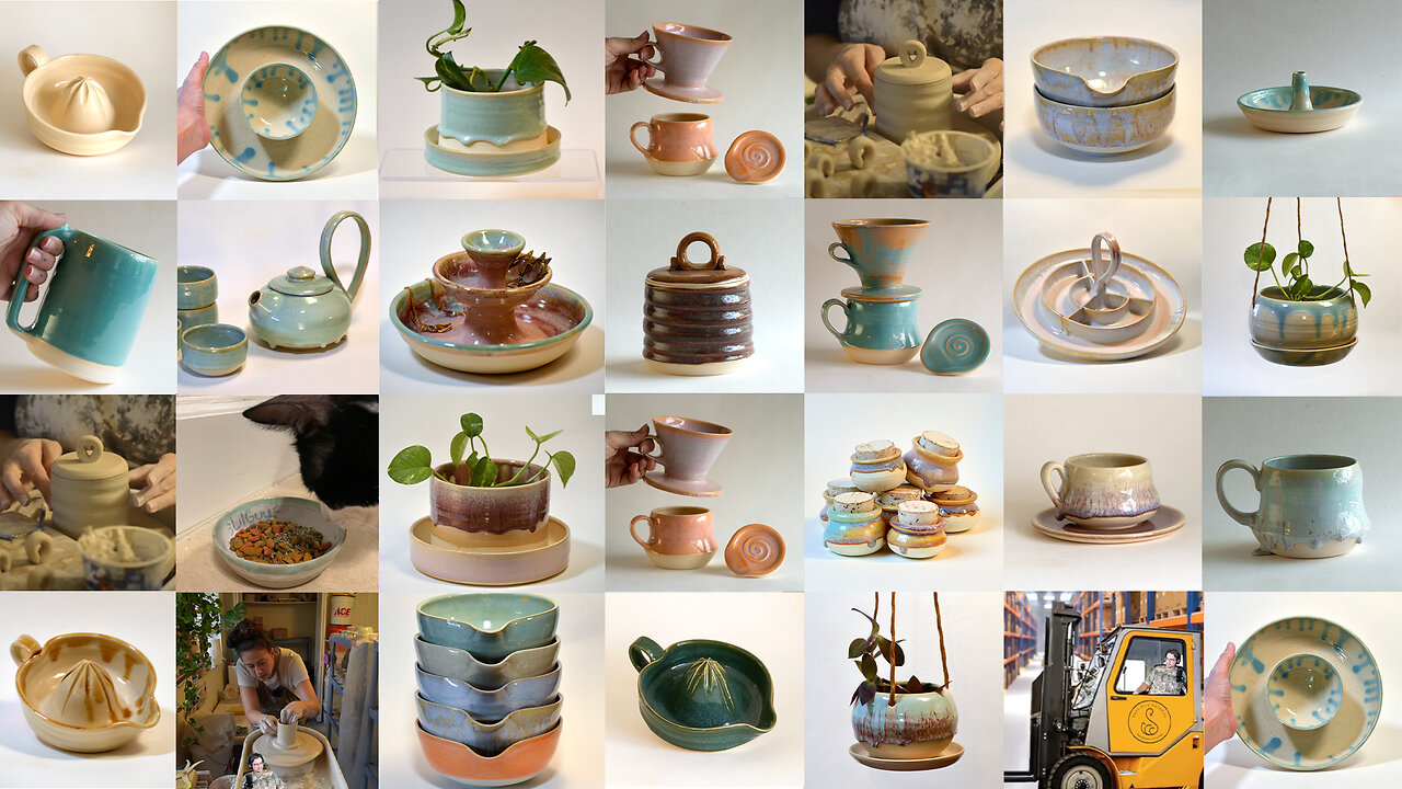 Live 🔴 Swan City Ceramics - Ep. 127 Pottery Livestream