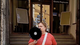 PROTESTA DAVANTI ALLA REGIONE CONTRO IL TRATTATO PANDEMICO OMS