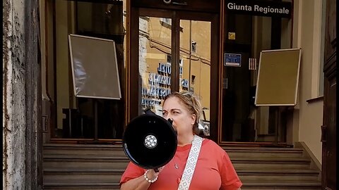 PROTESTA DAVANTI ALLA REGIONE CONTRO IL TRATTATO PANDEMICO OMS