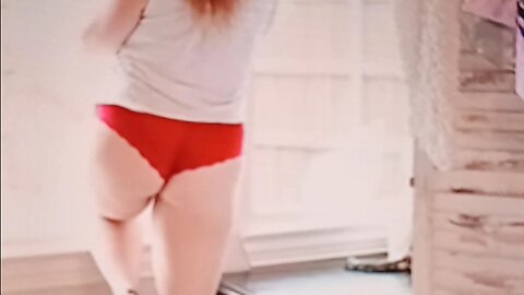 Cheeky underwear showing