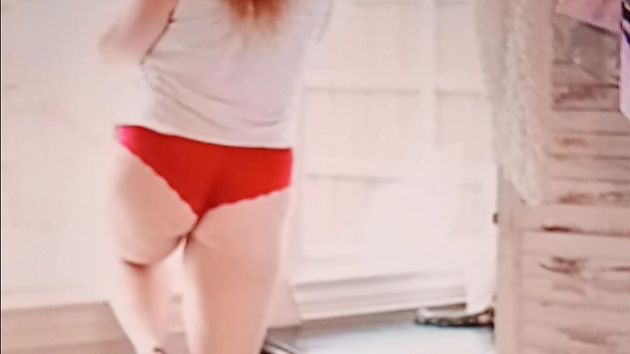 Cheeky underwear showing