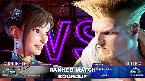 Kuya Kalbo SF6 Ranked Roundup. Chun Li Master Rank [Hori Fight Stick]
