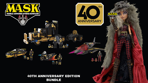 M.A.S.K. 40th Wave 1 Anniversary Editions Announced - WTF!