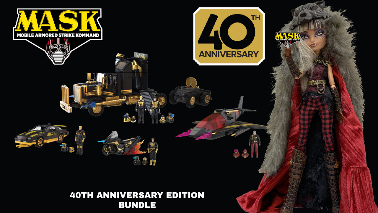 M.A.S.K. 40th Wave 1 Anniversary Editions Announced - WTF!