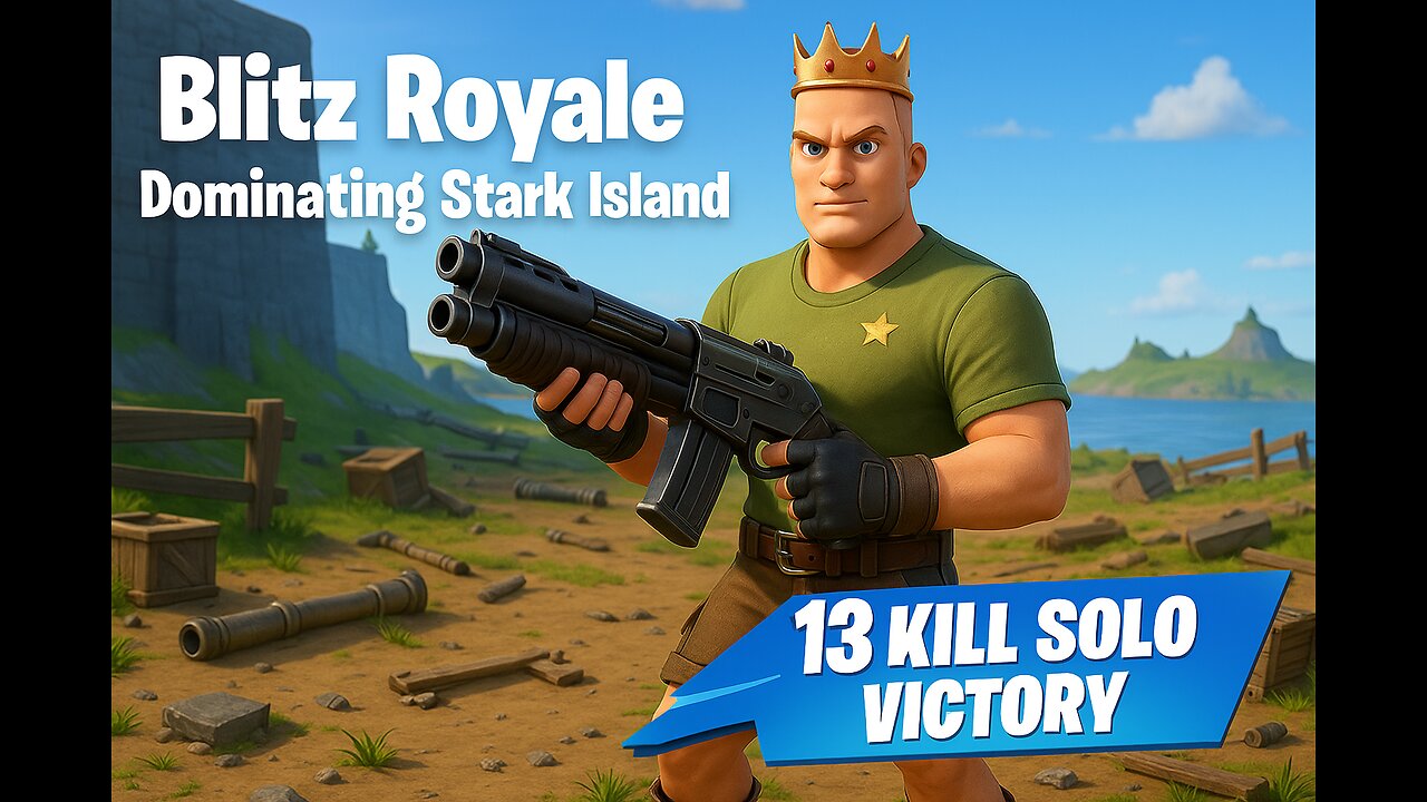 Dominating Stark Island – 13 KILL SOLO Blitz Royale