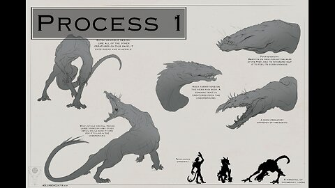 Creature design process #1