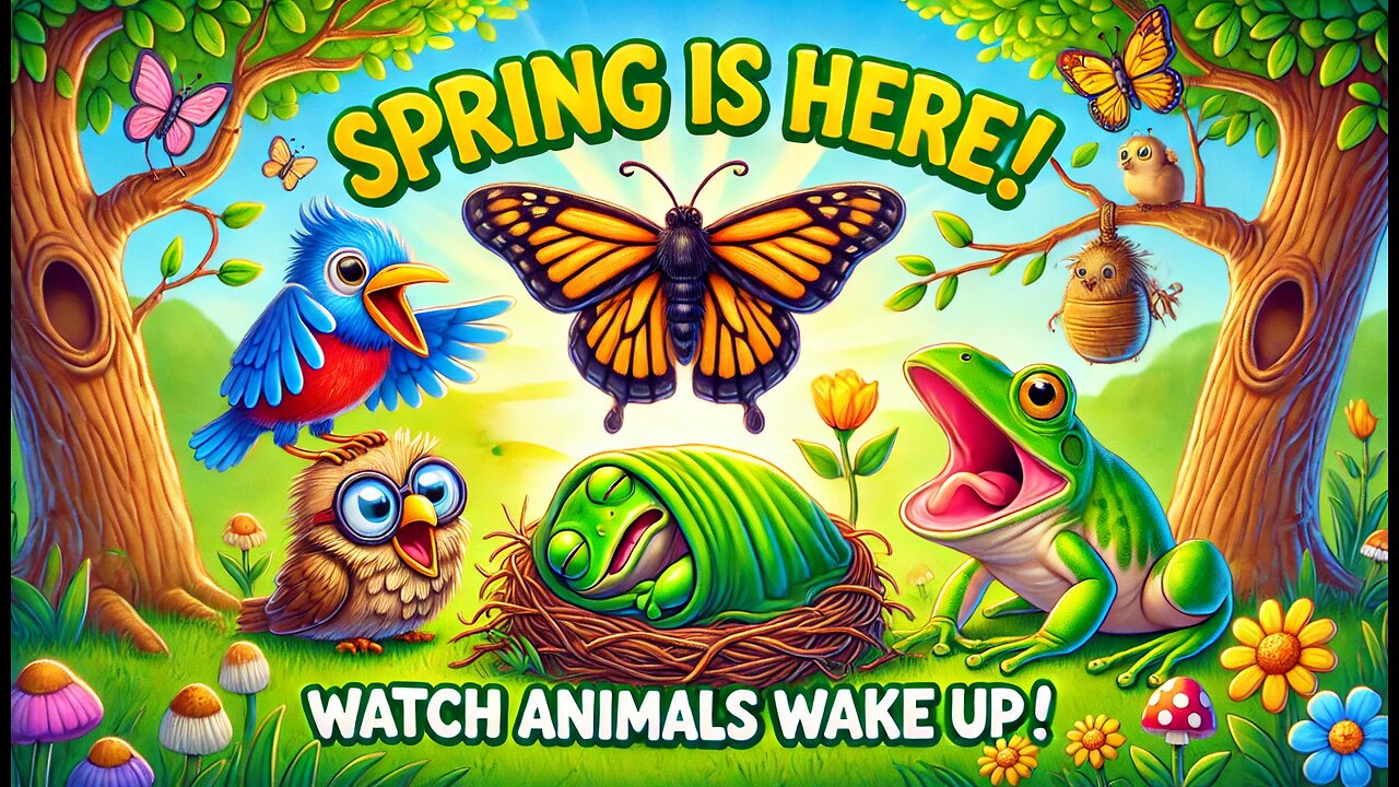 🌸 Spring is Here! Watch Animals Wake Up to Sunshine! 🦋🐦🐸