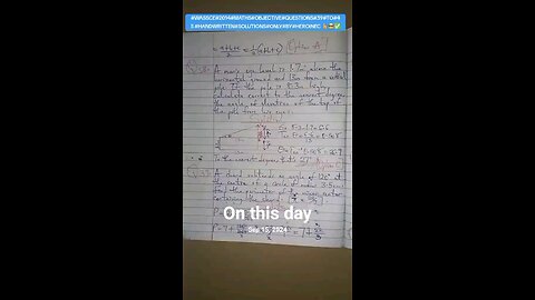 #creatorsearchinsights WASSCE question solutions that I posted on this day last year. #fyp #Whattowa