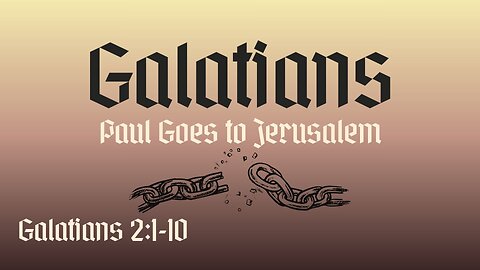 Paul Goes to Jerusalem