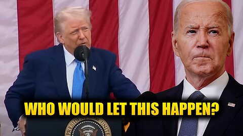 Trump eviscerates Biden over the border - Who would let that happen?