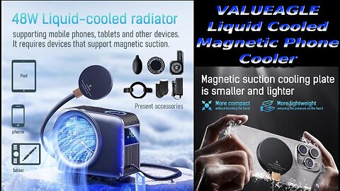 VALUEAGLE Liquid Cooler Magnetic Phone Cooler