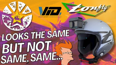 THE NEW! TonFly VID Camera helmet