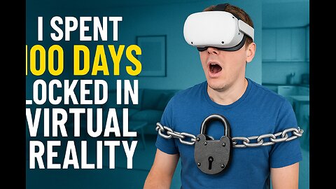 I Survived 100 Days TRAPPED in Virtual Reality😱🔓